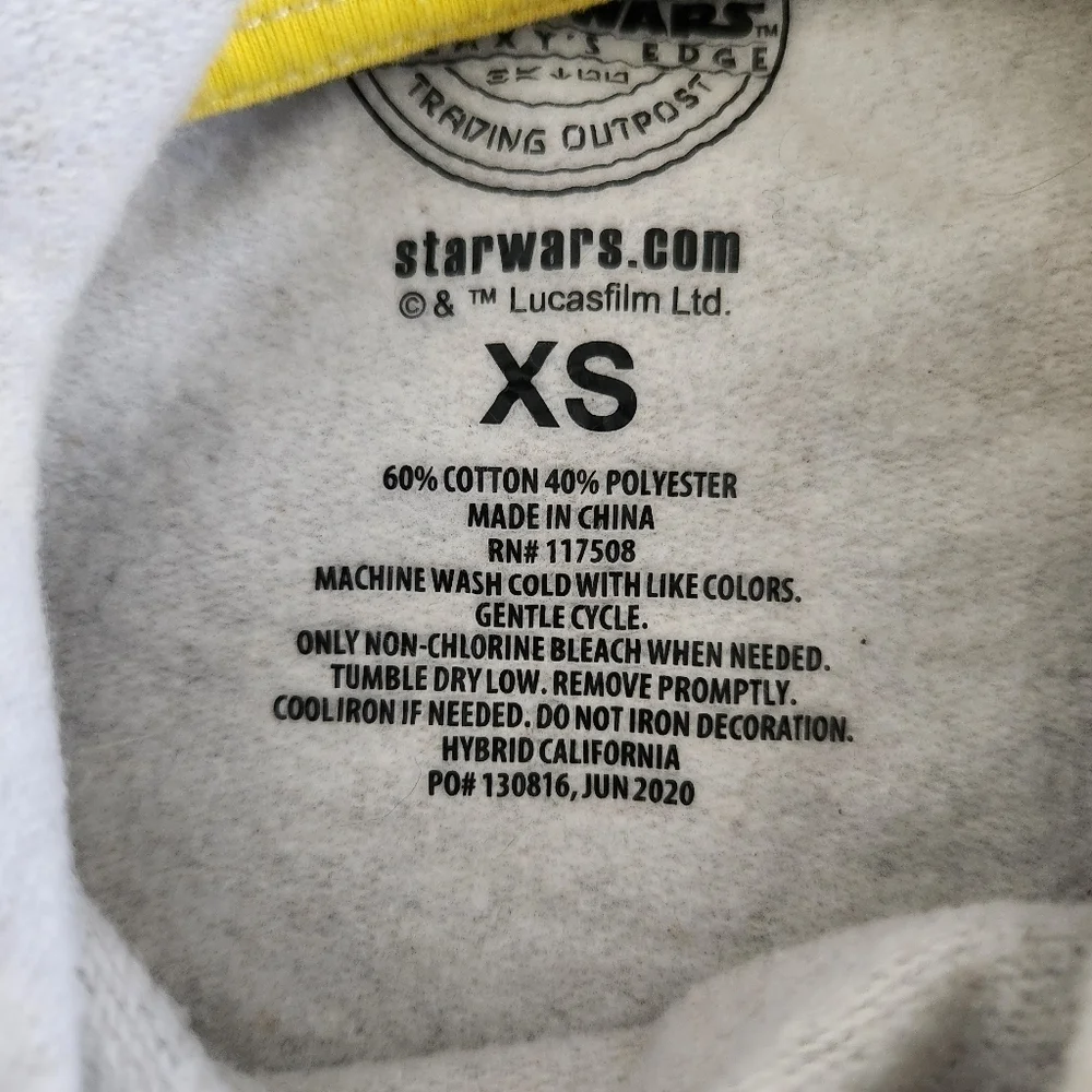 Disney Parks Star Wars The Droids You Are Looking For Sweatshirt Hoodie XS